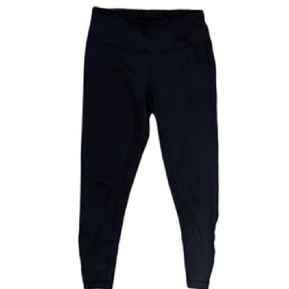 Z By Zella Black Leggings Criss Cross Ankle Size M Preowned